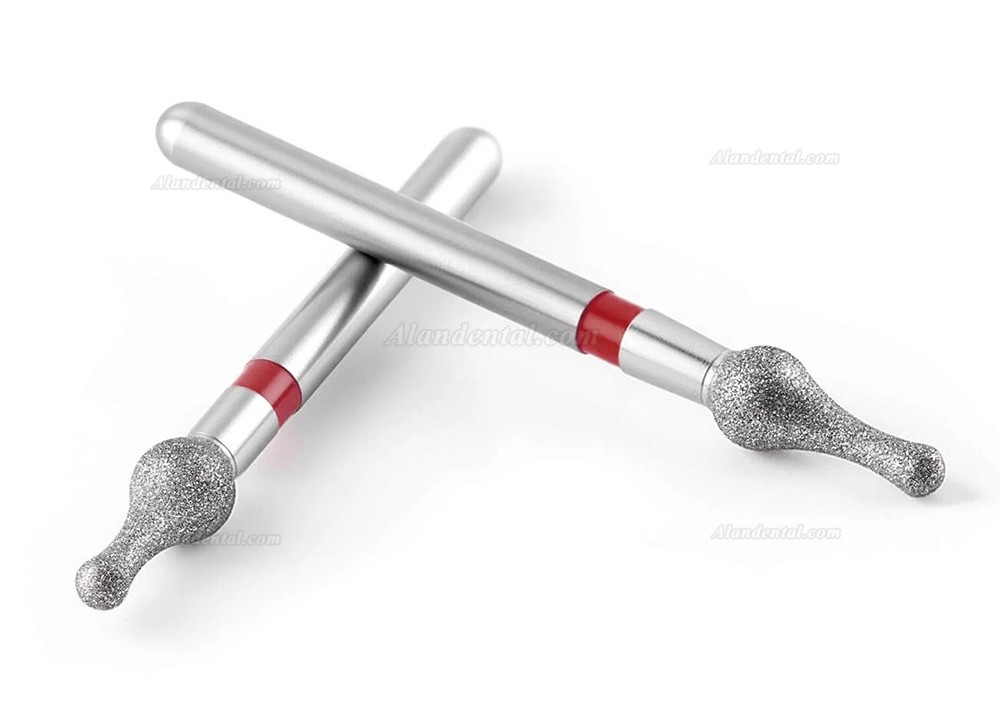 5pcs/Box Dental Diamond Bur (Grit Fine/Extra Fine/Medium)